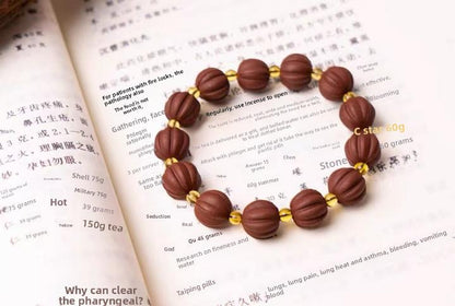 Rose Heart-Soothing Aroma Beads Bracelet  (Beautifying & Nourishing Skin | Soothe Liver Qi and Relieve Depression)
