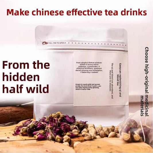 Qi-Blood Wellness Tea·Pure Brew · Sourced from the Qinghai-Tibetan Plateau