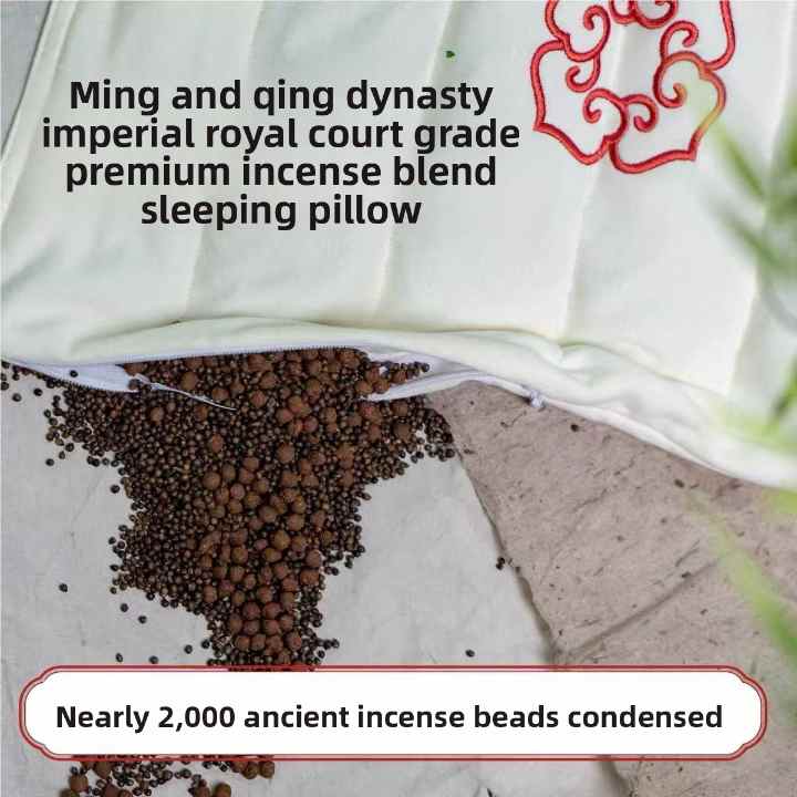 Yunmian Heritage Incense Bead Pillow Pad | Balanced Multi-Herb Oriental Scent Cushion