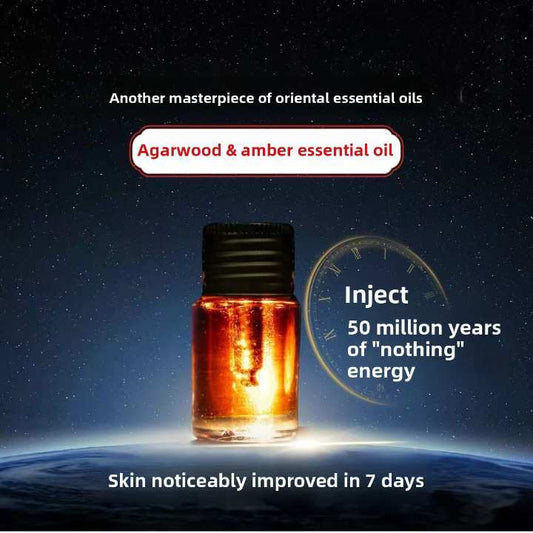 Supernatural Agarwood Amber Essential Oil — One drop upgrades all skincare, targeting white spots and wrinkles.