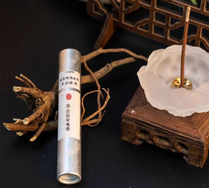 The sleep aid incense favored by the Queen Mother of Bhutan. A secret palace recipe.